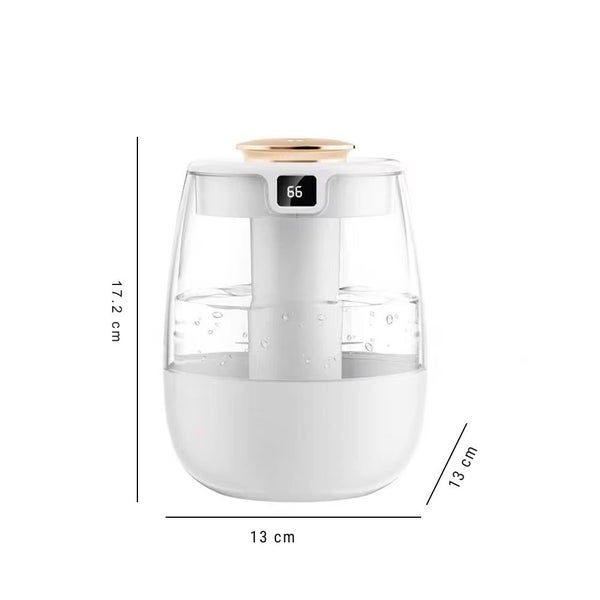 Hod Health & Home 1300Ml Aroma Humidifier Double Spray Port Usb Water With Light Carousel 2
