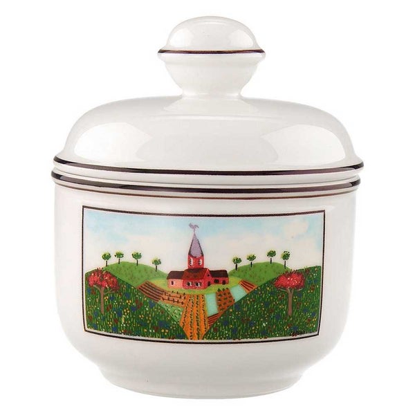 V&B Design Naif Sugar Bowl with Lid Carousel 1