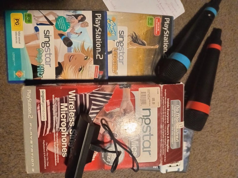 PS2 & PS3 Singstar mics n games Carousel 1