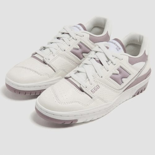 NEW BALANCE WOMENS 550 SEA SALT MAUVE B Carousel 2