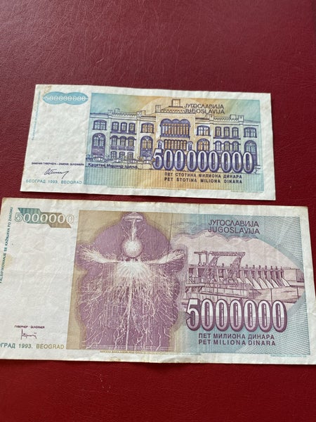 Notes of Yugoslavia Carousel 2