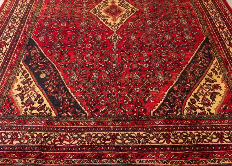 Vintage Hamadan Hand-Knotted Wool Persian Rug (Size: 255 X 350 CM) Carousel 2