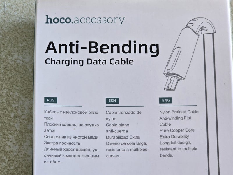 Anti-bending charging data cable for micro usb Carousel 2