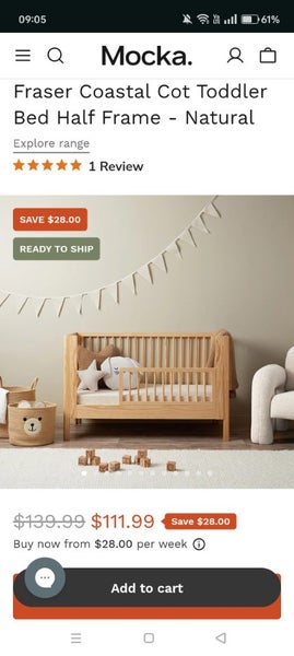 Mocka toddler conversion kit Carousel 2