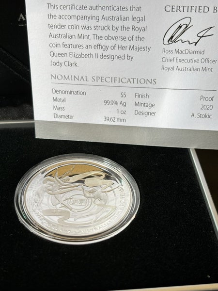 2020 Silver Proof Domed coin Carousel 1