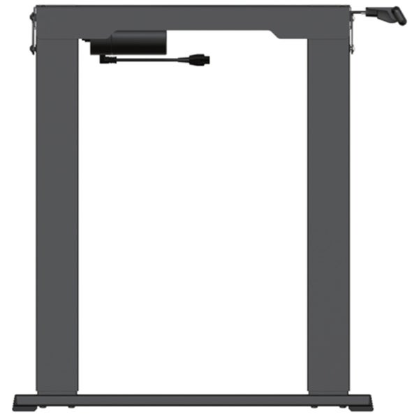 FlexiSpot E1Q 4 Leg Electric Standing Desk - 1400x700x25mm - Black Desktop + Carousel 13