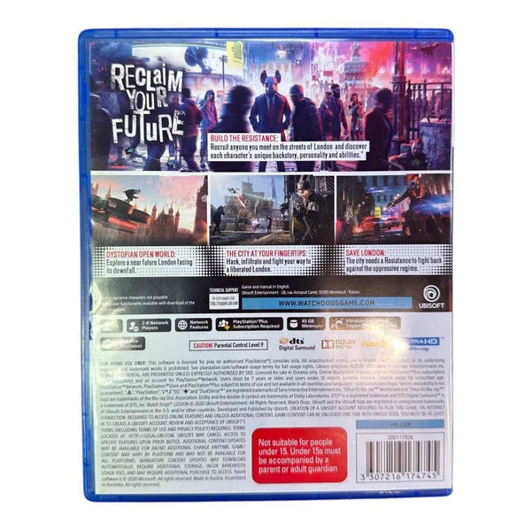 PS5 WATCH DOGS LEGION GAME Carousel 2