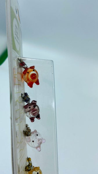 Glass Animal Wine Charms Party Ornament Carousel 3