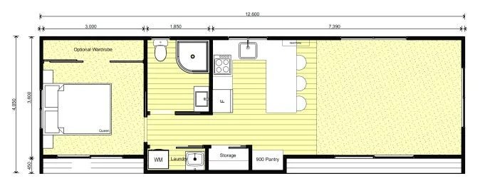 Classy Tiny Home - 1 bedroom - 50m2 - Tawa Carousel 2