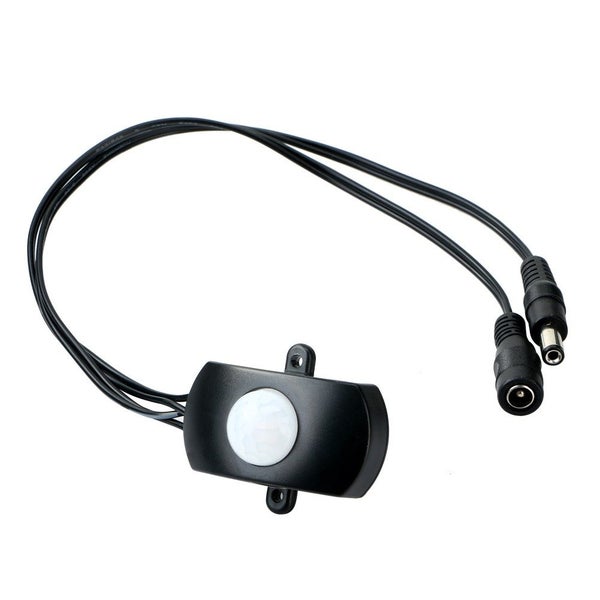 Motion Detector 12~ 30 V for LED lights Solar BLACK body White lens GB2 Carousel 1