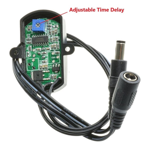 Motion Detector 12~ 30 V for LED lights Solar BLACK body White lens GB2 Carousel 2