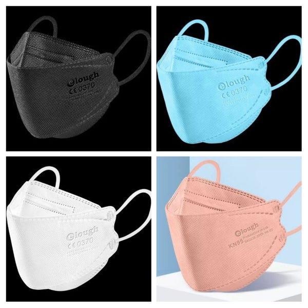 FREE SHIPPING 100 (10 packets) x KN95 PROFESSIONAL ADULT Masks Carousel 1