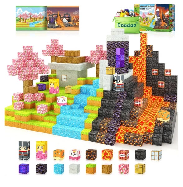 Magnetic Blocks - Build Mine Magnet World Magic Portal Set Carousel 1