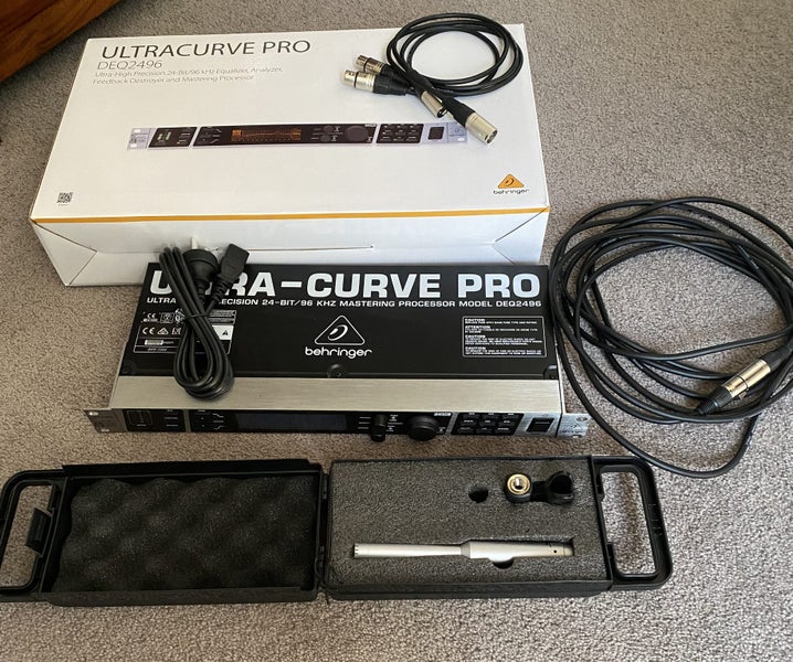 Behringer DEQ2496 Ultra Curve Pro with cables and microphone Carousel 1