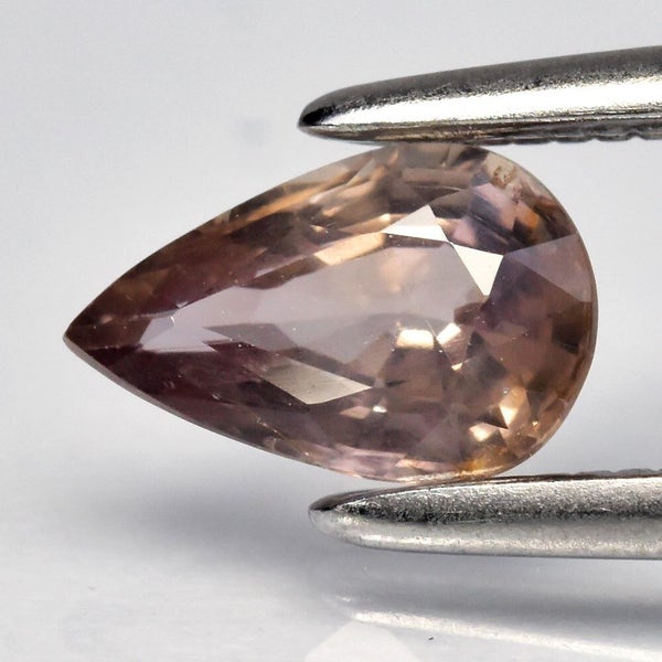 $1 RES * Buy Now $1,200.00 * 0.60ct Pear Unheated Purple SAPPHIRE Gemstone Carousel 1