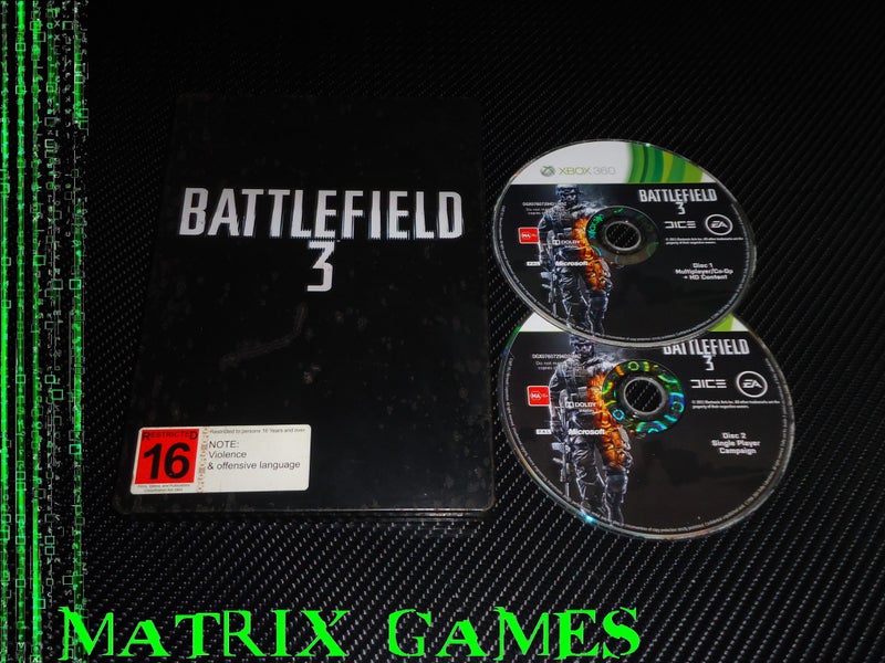 Battlefield 3 Steel Case Edition (Xbox 360, Xbox One, 2011) Carousel 1