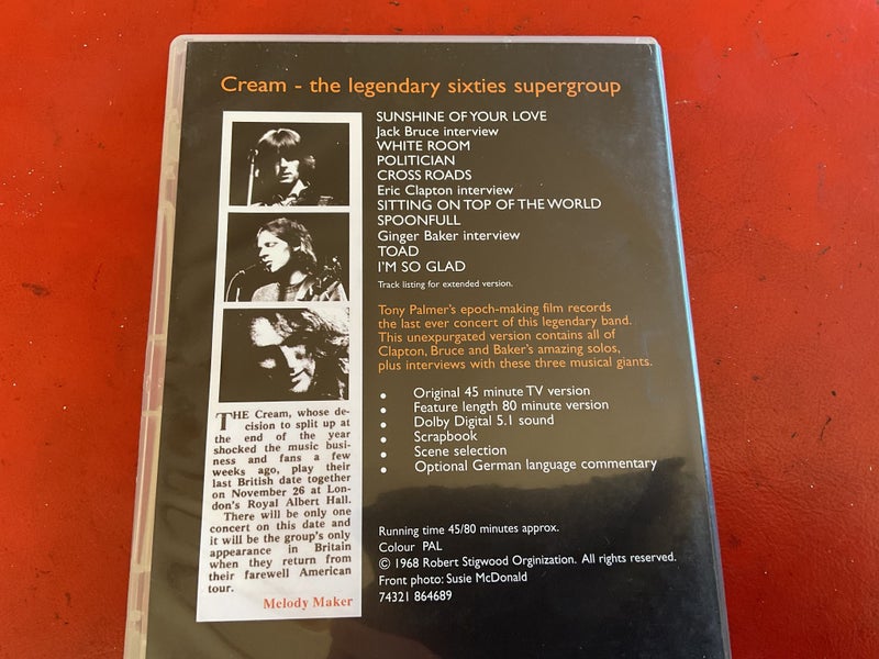 Cream - Farewell Concert Carousel 2