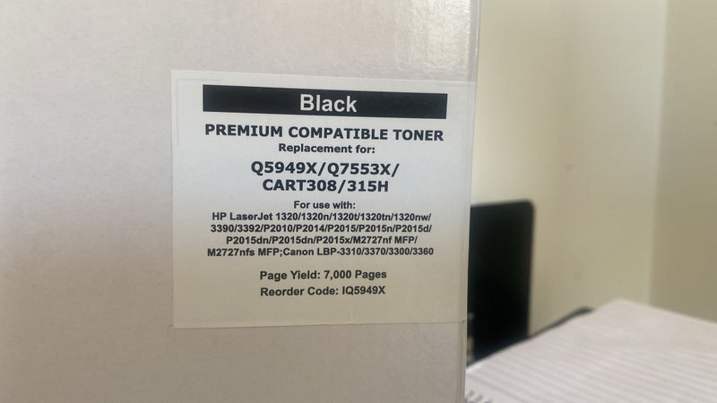 HP LaserJet 1320n – Network Laser Printer, Duplex incl. 2x NEW spare toner Carousel 6