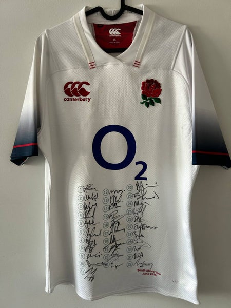 Signed England Rugby Jersey - 2018 South Africa Tour - Size XL WOW $1 Reserve Carousel 1