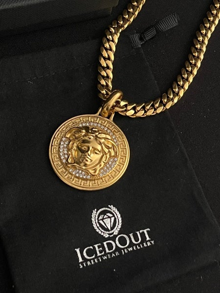 IcedOut Medusa Pendant - Gold Carousel 5
