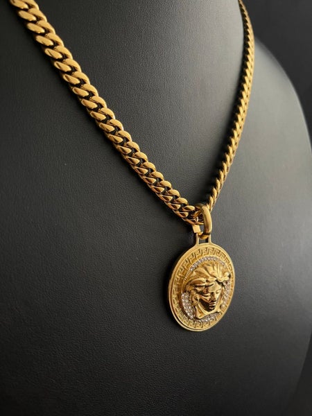 IcedOut Medusa Pendant - Gold Carousel 2