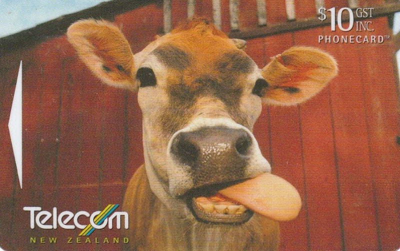 New Zealand Telecom Used Phone Card Carousel 1