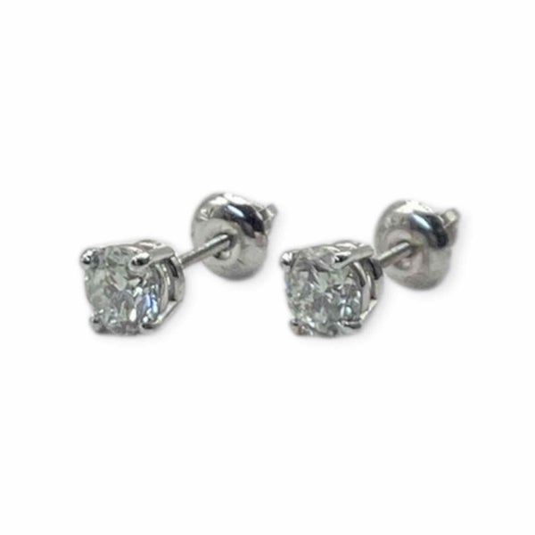 14CT WHITE-GOLD STUD WITH DIAMOND 1.03CTS Carousel 2