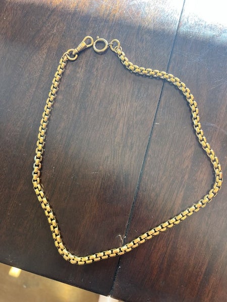 Cathy Pope Wide Gold Snake Chain Double Catch Carousel 2