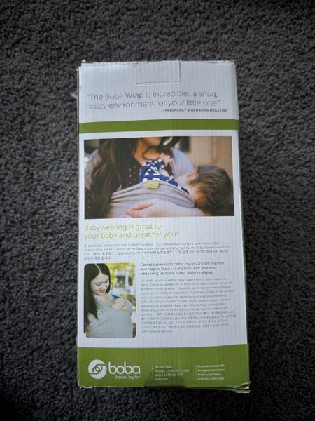 Boba Baby Wrap - Grey Carousel 4