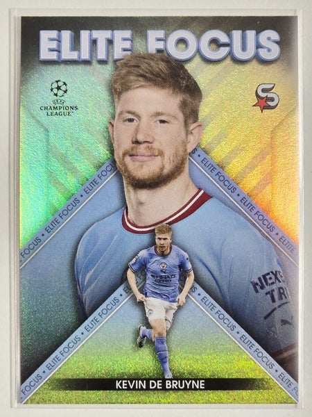 Topps Superstars 2022-23 Kevin De Bruyne - Elite Focus Insert Card #EF-KDB Carousel 2
