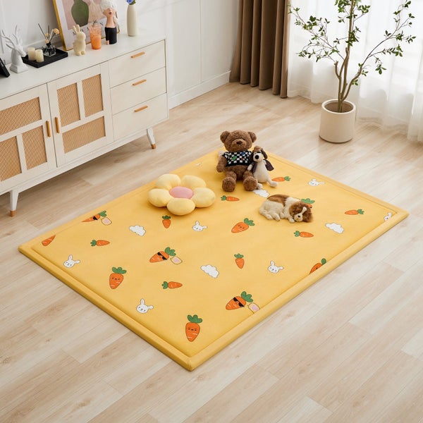 Soft Touch Mat - Yellow Carrot (200cm x 300cm) Carousel 7