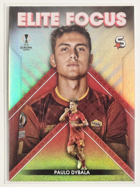 Topps Superstars 2022-23 Paulo Dybala- Elite Focus Insert Card #EF-DY Carousel 2