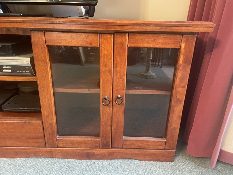 Modern solid timber TV cabinet (electronics NOT included) Carousel 5