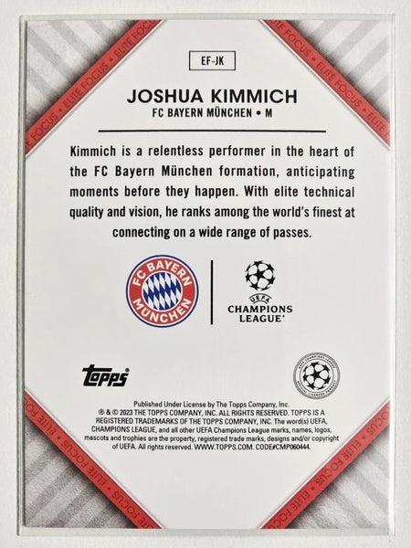 Topps Superstars 2022-23 Joshua Kimmich - Elite Focus Insert Card #EF-JK Carousel 3