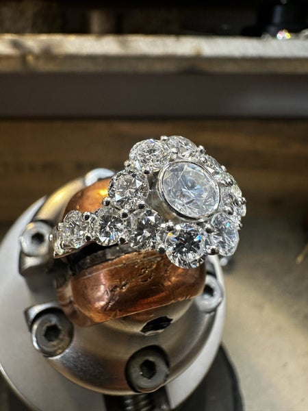 **$1 RESERVE** 17k Valuation TDW 4.13ct Carousel 1