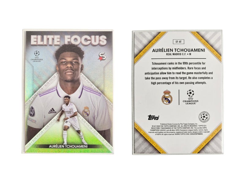 Topps Superstars 2022-23 Aurelien Tchouameni - Elite Focus Insert Card #EF-AT Carousel 1