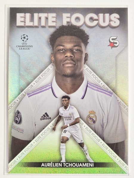 Topps Superstars 2022-23 Aurelien Tchouameni - Elite Focus Insert Card #EF-AT Carousel 2