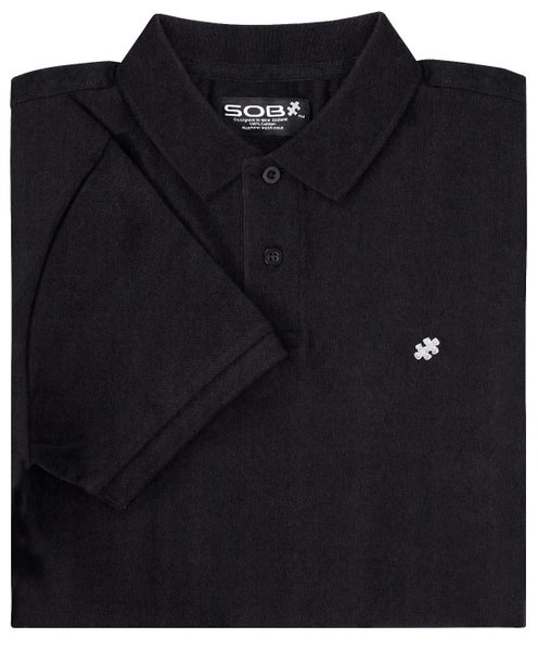 SOB Shades Of Black Polo Shirt RRP$129.99 Carousel 1