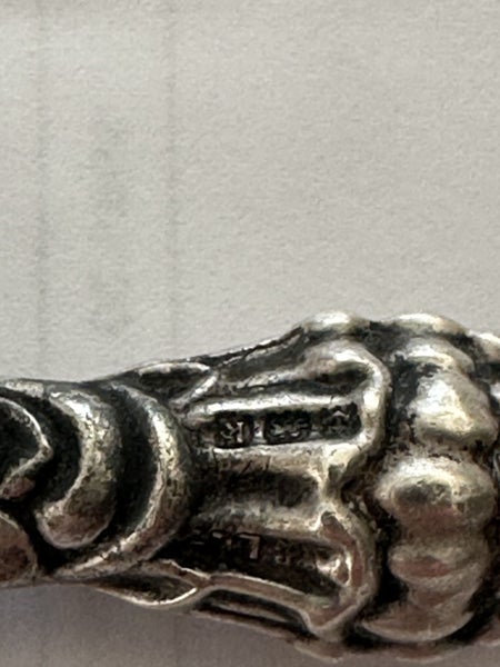 Sterling SILVER Button Hook: Birmingham, 1909.62864736794755112