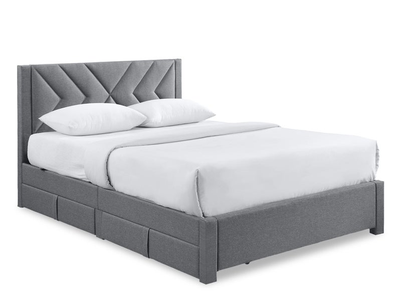 Double Fabric Bed Frame Carousel 2