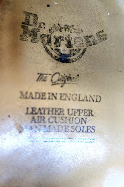 Vintage blue suede Mary-Jane Dr Martens Carousel 2