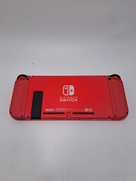 * Red Nintendo Switch V2 Console w/ Dock & Cables! * Carousel 4