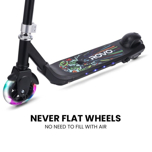 Whizkid Electric Scooter Adjustable Height Lithium Battery Black Electric Scoot Carousel 7