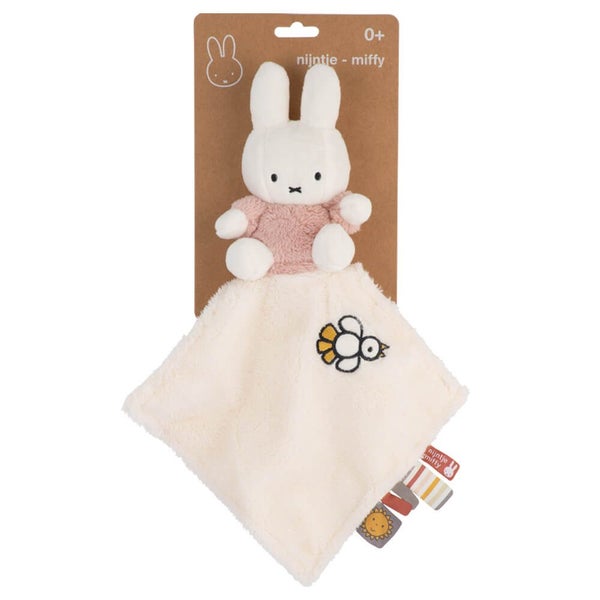 Miffy - Fluffy Pink Baby Cuddle Cloth, Comfort Blanket, Polyester, 24cm Height Carousel 1