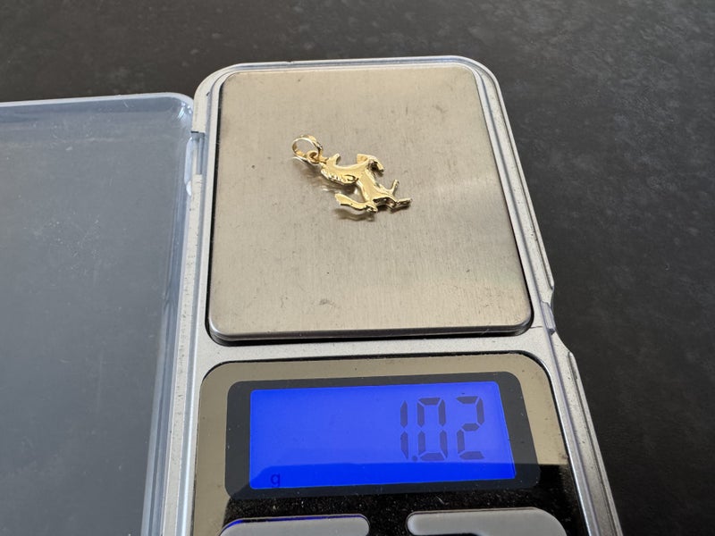 18ct Gold Italian Prancing Horse Ferrari Pendant - $1 No Reserve!! Carousel 5