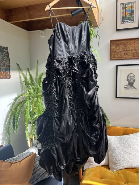Black parachute ball dress Dangerfield Carousel 1