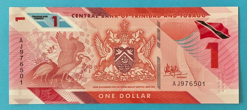 Trinidad and Tobago $1 Note (2020 Series) - UNC Carousel 1