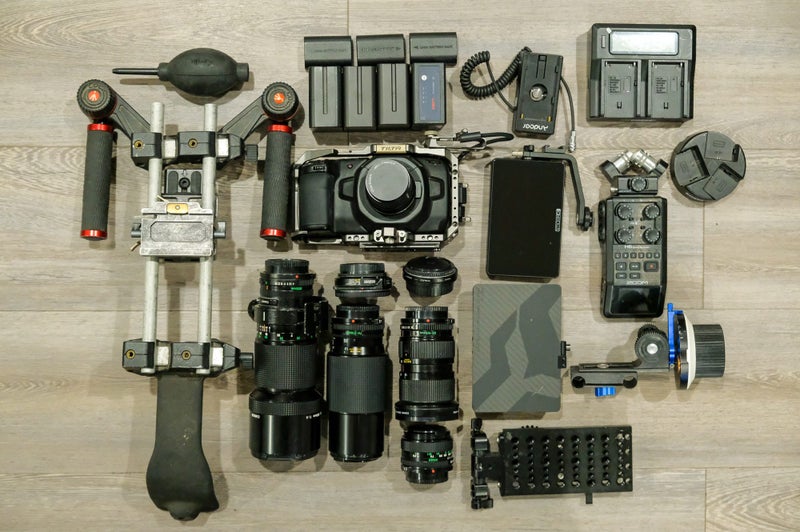 BMPCC 4K with Canon FD lens and extras Carousel 1