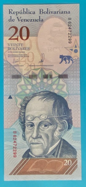 Venezuela 20 Bolivares 2018 Crisp UNC Carousel 1