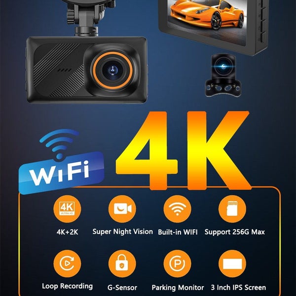 4K Ultra HD Dual Lens Dash Cam Carousel 2